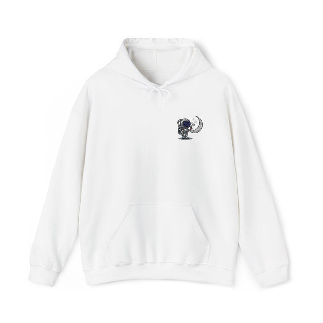 Skull Moon gothic graphic hoodie