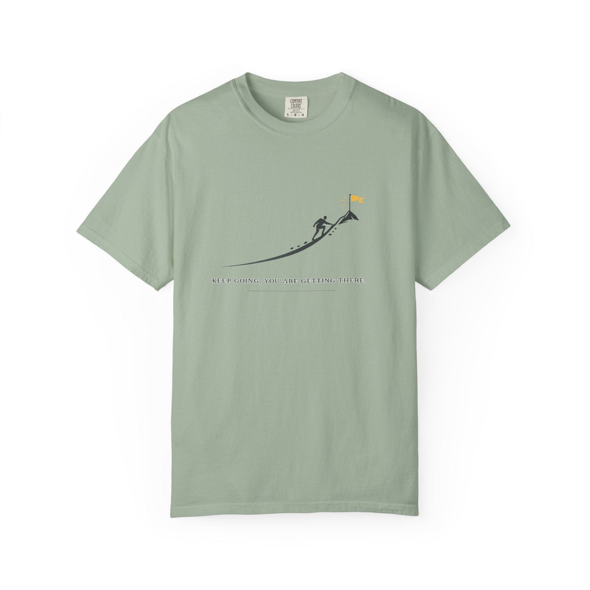 Keep Going climber motivational tee