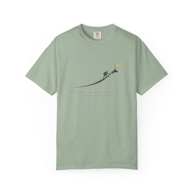 Keep Going climber motivational tee