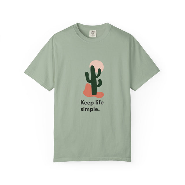 Keep Life Simple cactus graphic tee