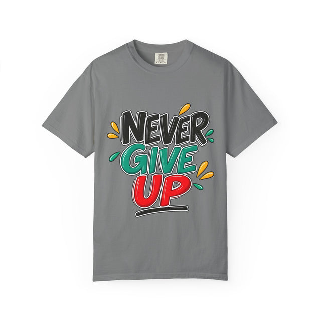 Soft motivational graphic tee style
