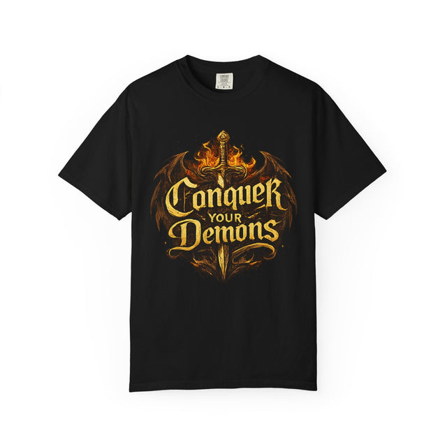 Conquer Your Demons motivational tee