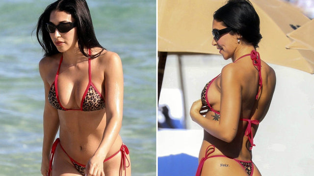 Chantel Jeffries Miami Beach bikini via X @TMZ