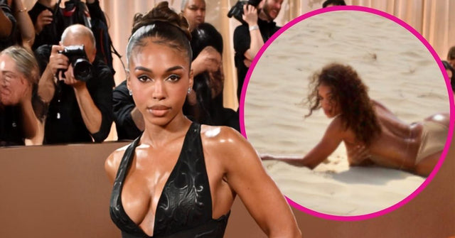 Lori Harvey still summering topless beach photos 2026
