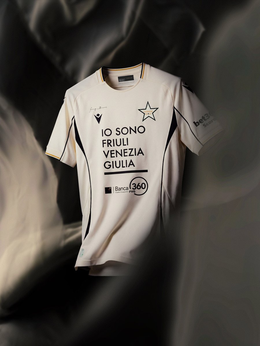 Udinese 26/27 third kit fashion collaboration jersey