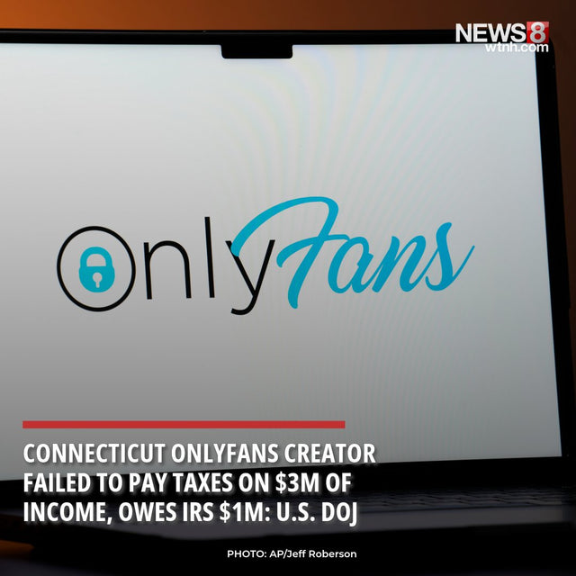 WTNH Stamford OnlyFans tax plea news featured
