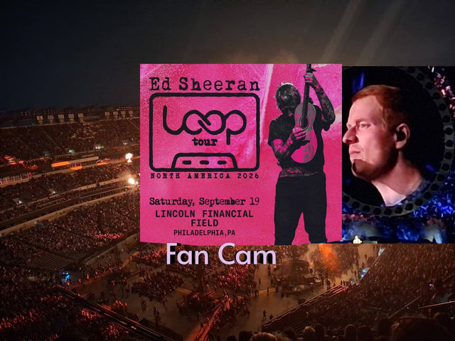Ed Sheeran LOOP Tour Philadelphia concert