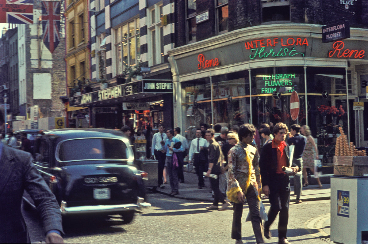Carnaby Street in London in 1968