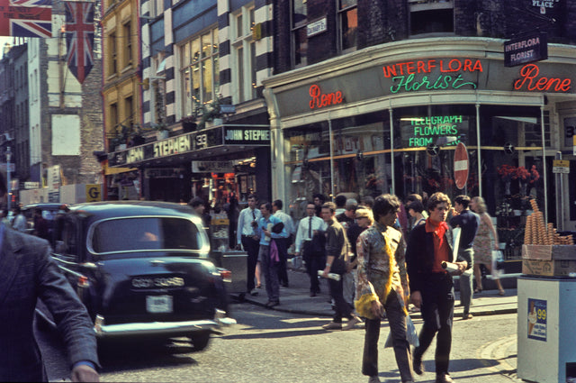 Carnaby Street in London in 1968