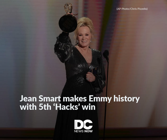 Jean Smart makes Emmy history with fifth consecutive win for Hacks at 2026 Emmy Awards