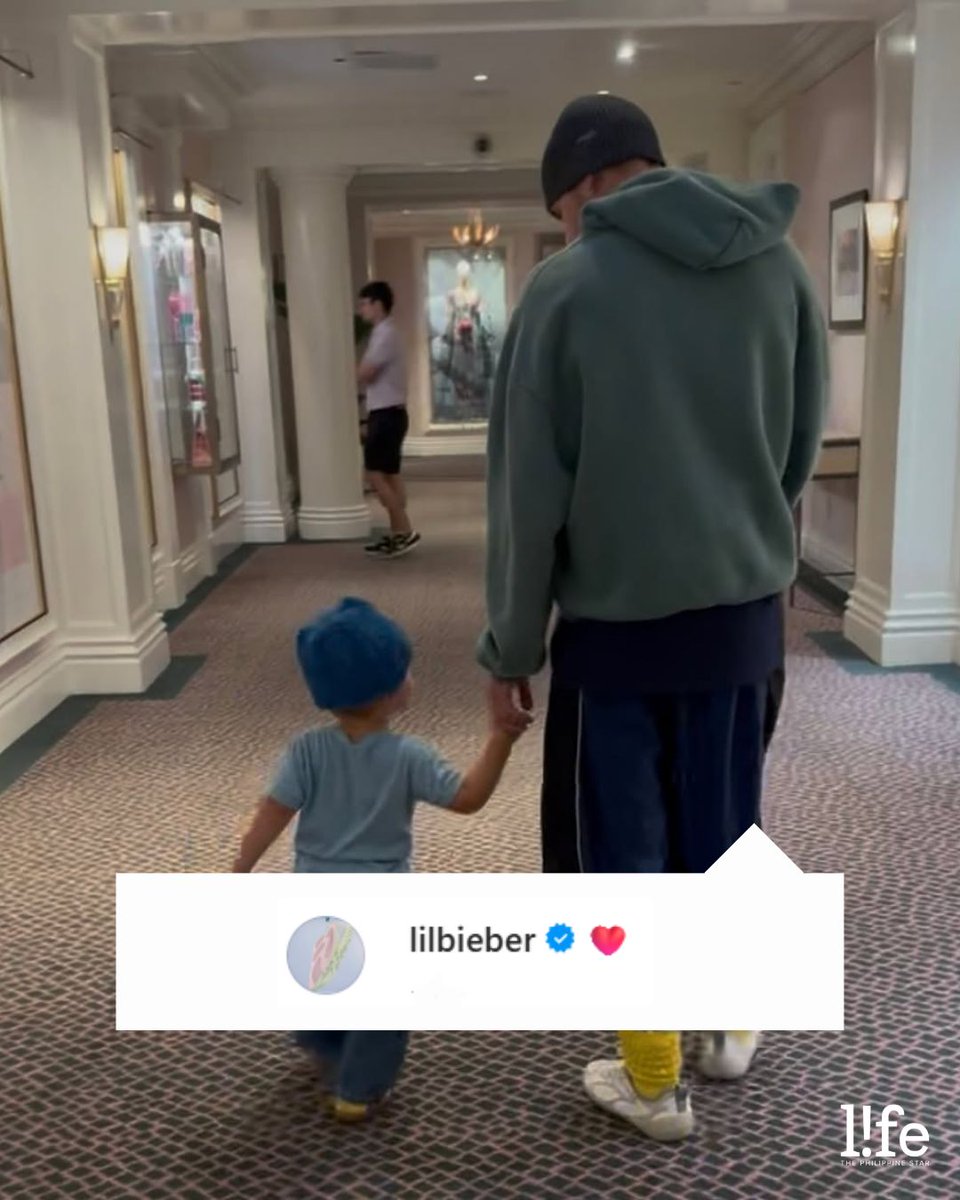 Justin Bieber holds hands with son Jack Blues in sweet father-son photo