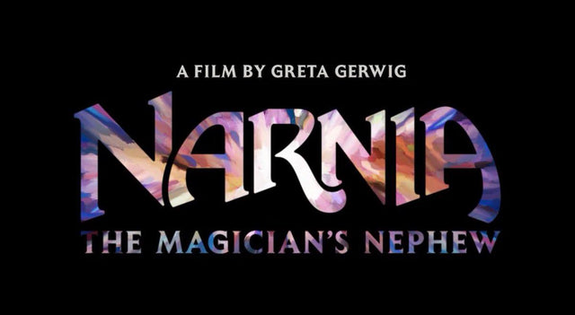 Official logo for Greta Gerwig Narnia The Magician’s Nephew