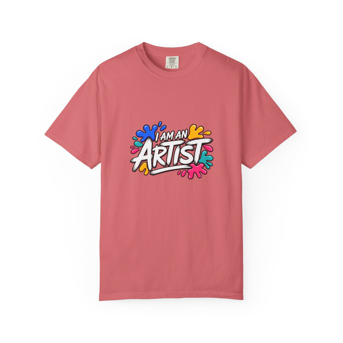 Artist T‑Shirt — "Human Artist" Colorful Paint Splash Graphic Tee