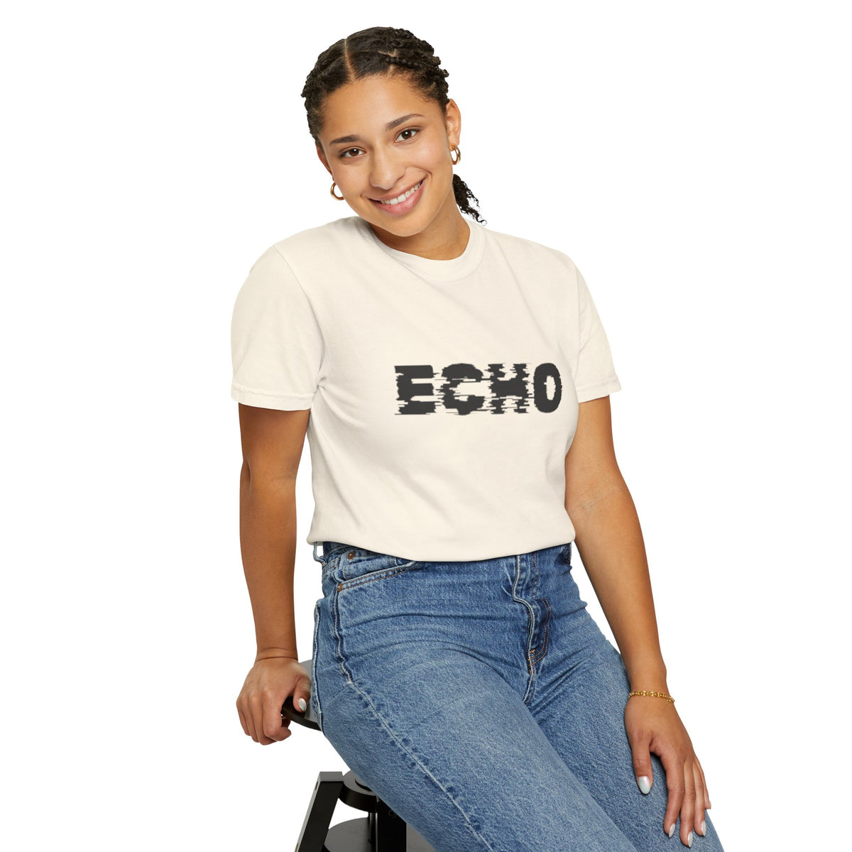 Echo Distorted Logo T-Shirt