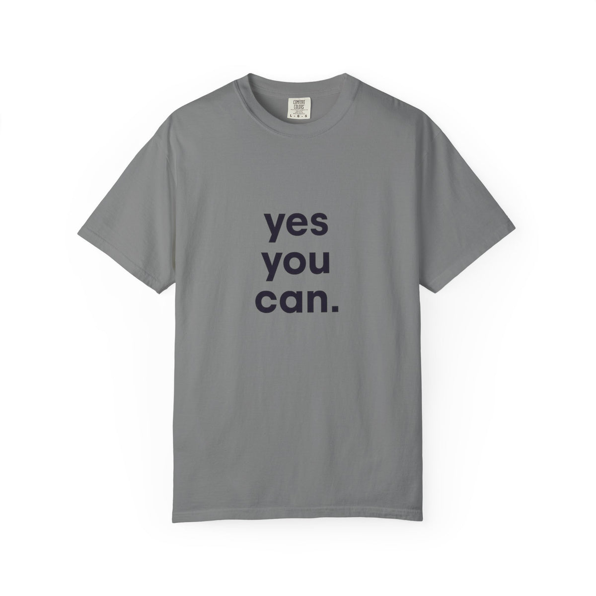 Yes You Can T-Shirt — Minimal Motivational Tee