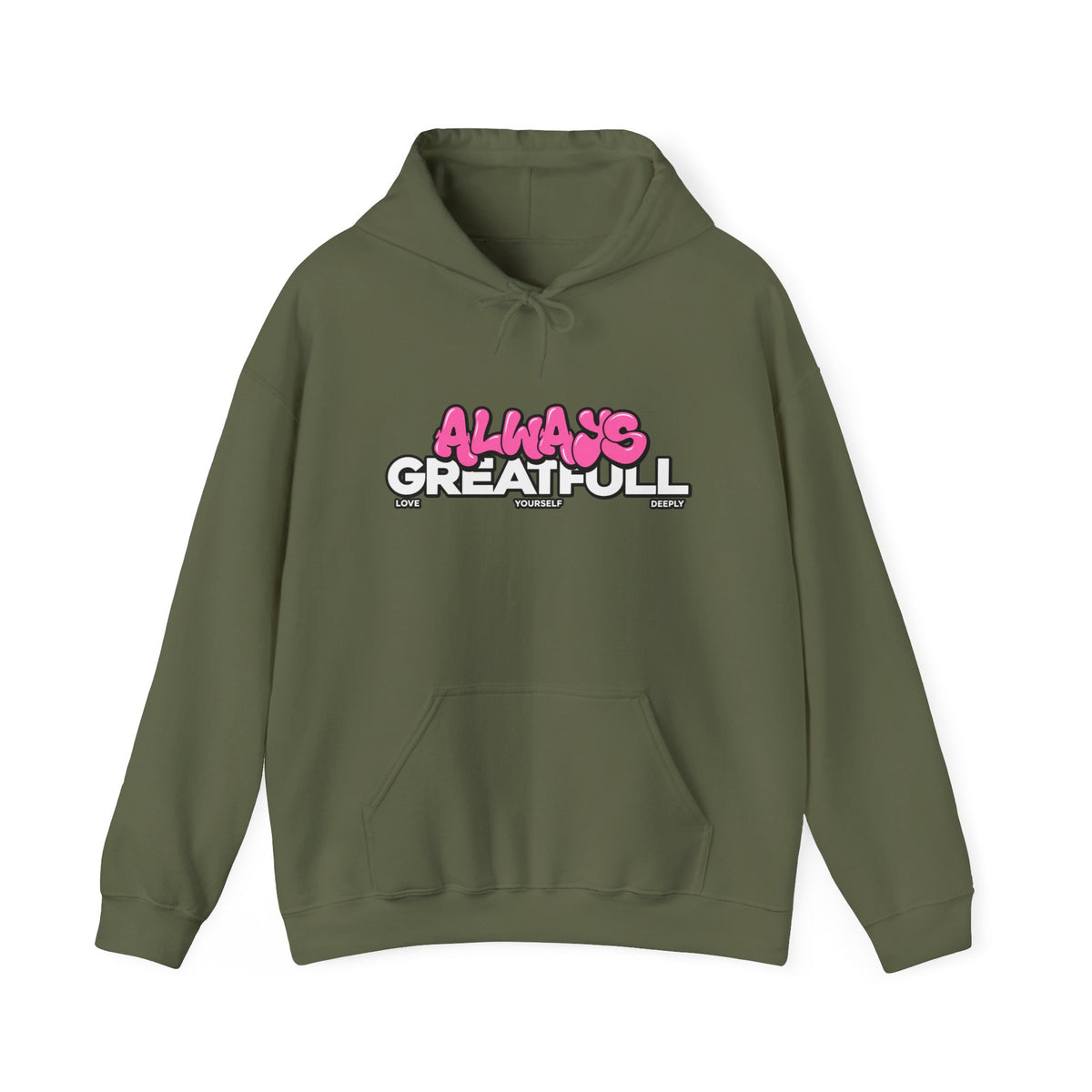 Always Great Full Hoodie — Positive Graphic Pullover