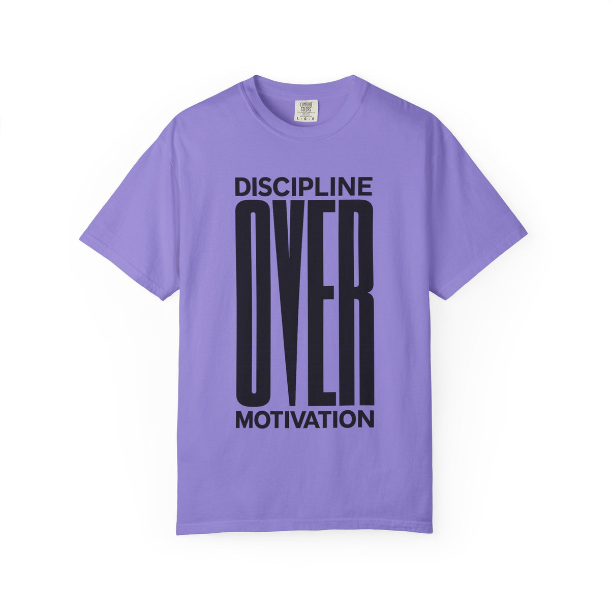 Discipline Over Motivation T-Shirt — Motivational Fitness Tee