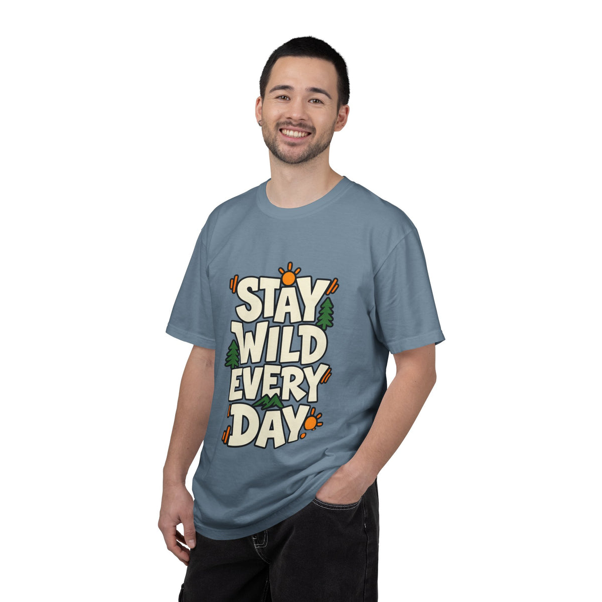 Stay Wild Every Day T-Shirt — Outdoor Adventure Graphic Tee