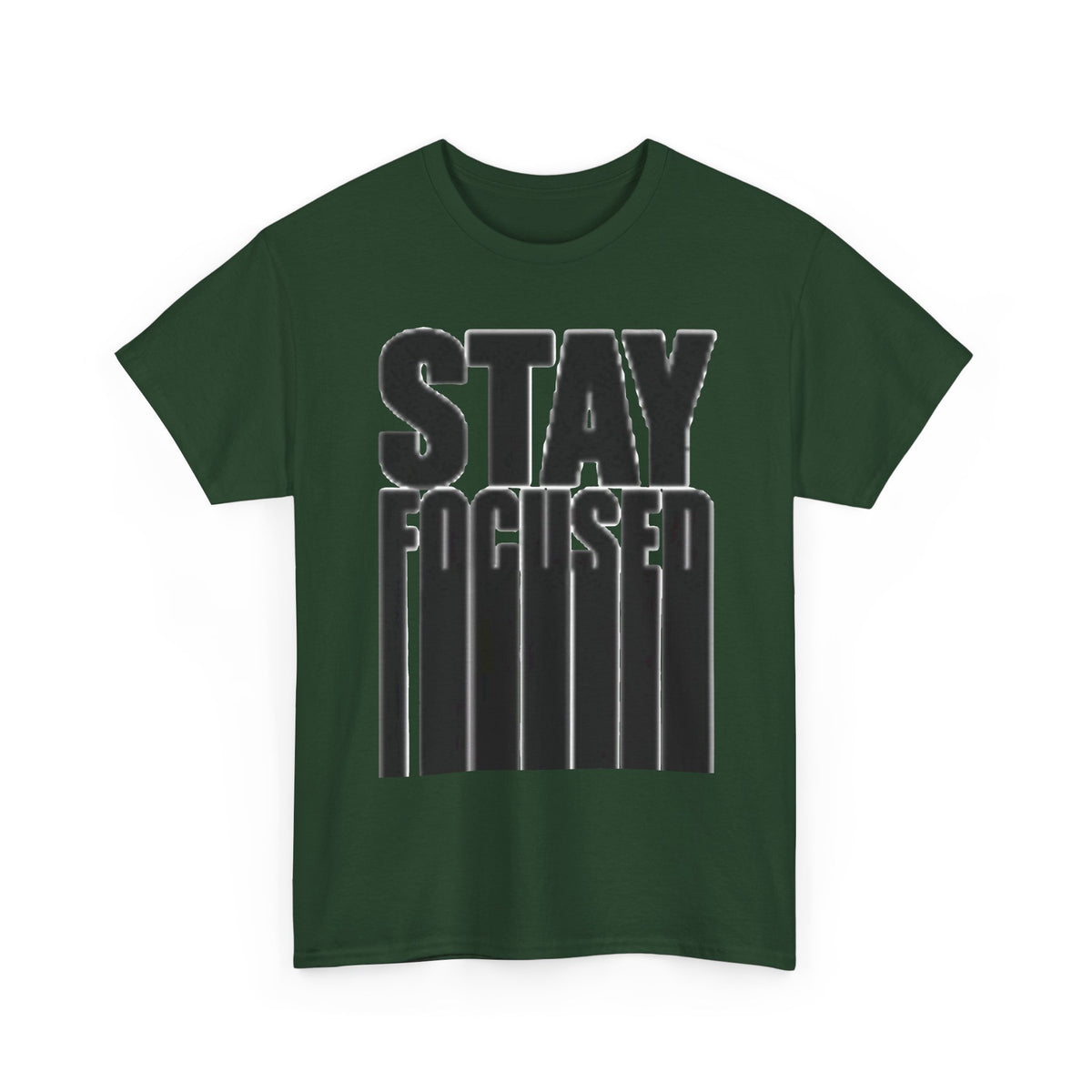 Stay Focused Tee — Motivational Graphic T‑Shirt