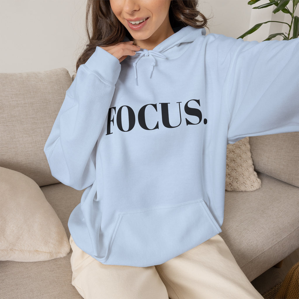 FOCUS. Hoodie — Minimal Motivational Pullover