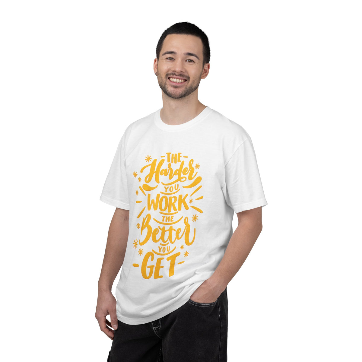 Motivational T-Shirt — "The Harder You Work The Better You Get" Graphic Tee