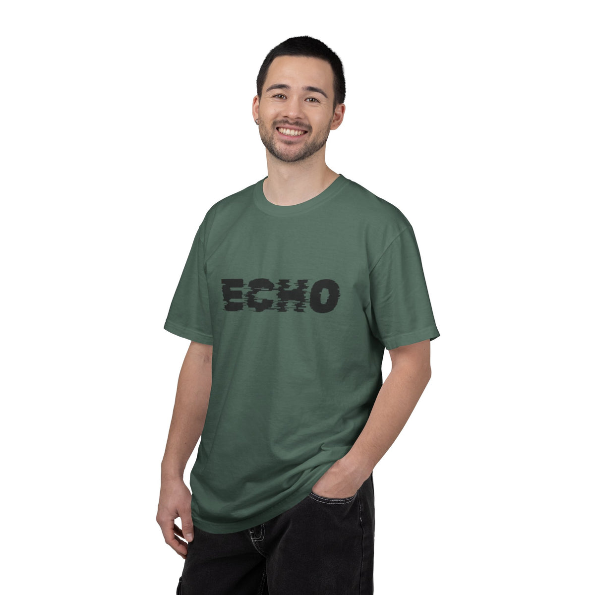 Echo Distorted Logo T-Shirt