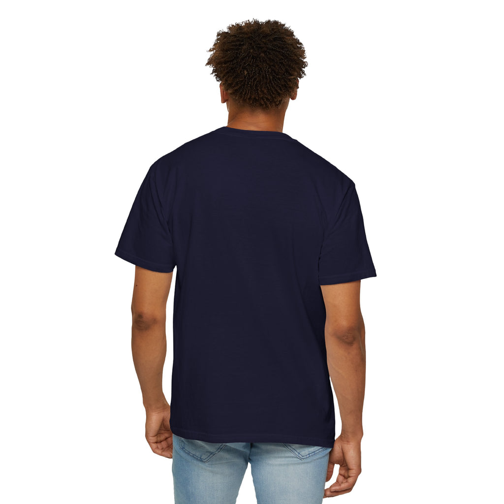 Conquer Your Demons T-Shirt — Gothic Sword & Flames Motivational Tee