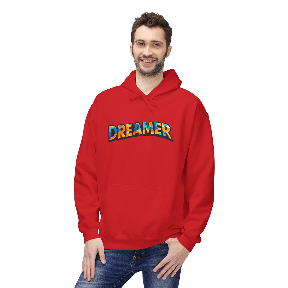 Dreamer Hoodie — Colorful Retro Graphic Pullover