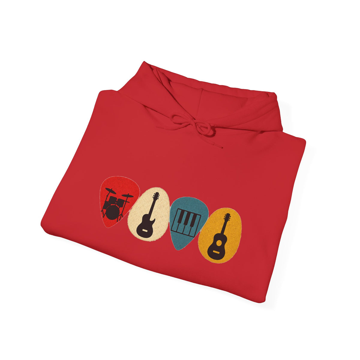 Guitar Picks Graphic Hoodie