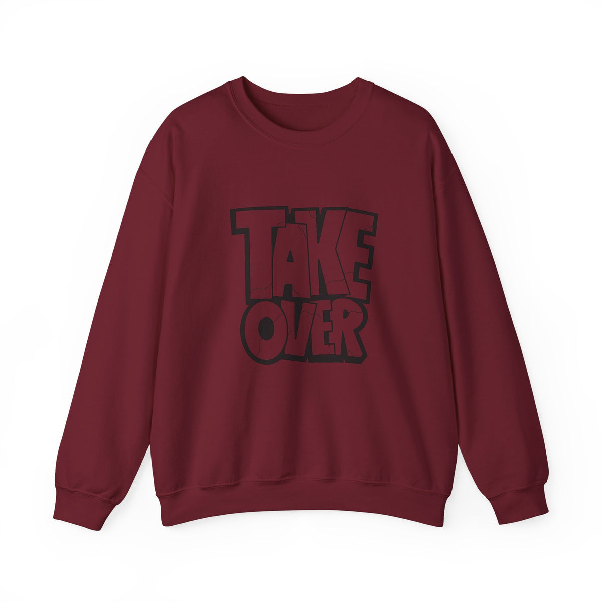 Take Over Crewneck Sweatshirt — Bold Streetwear Graphic Pullover