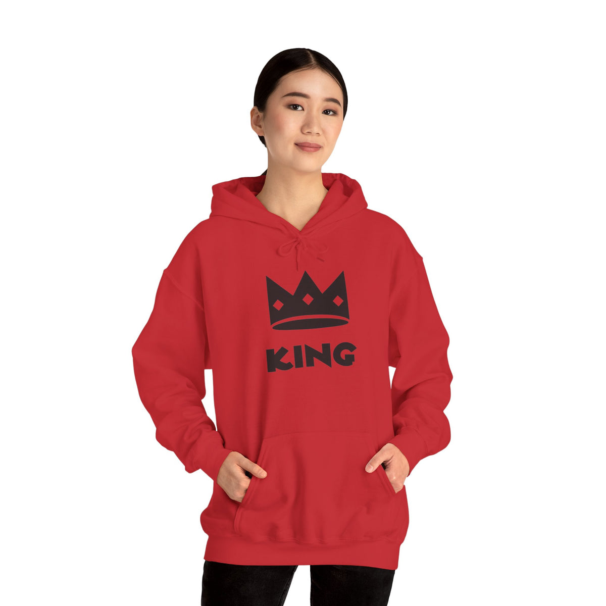 King Crown Hoodie — Bold 'KING' Graphic Pullover