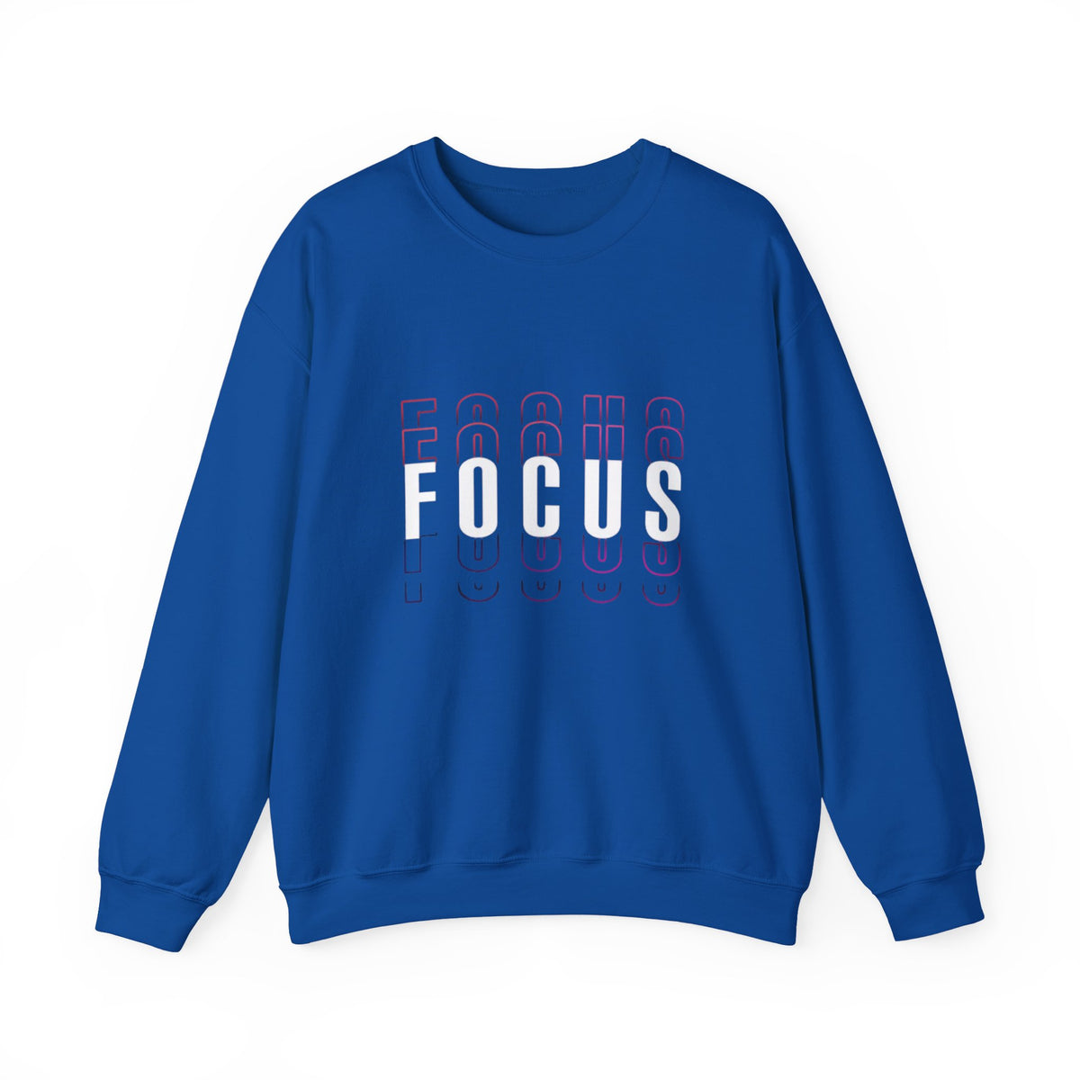 Focus Crewneck Sweatshirt — Motivational Casual Pullover