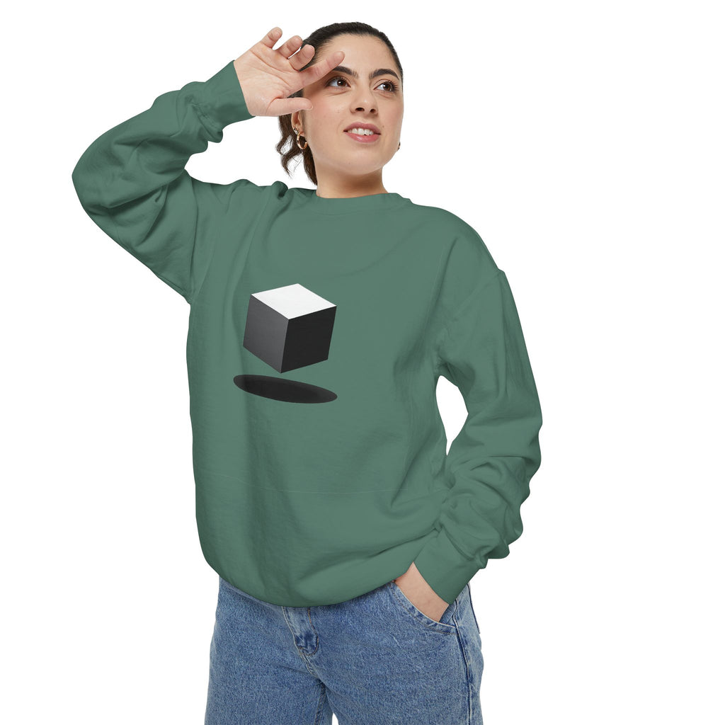 Minimalist Book Logo Sweatshirt — Reading Club Graphic Crewneck
