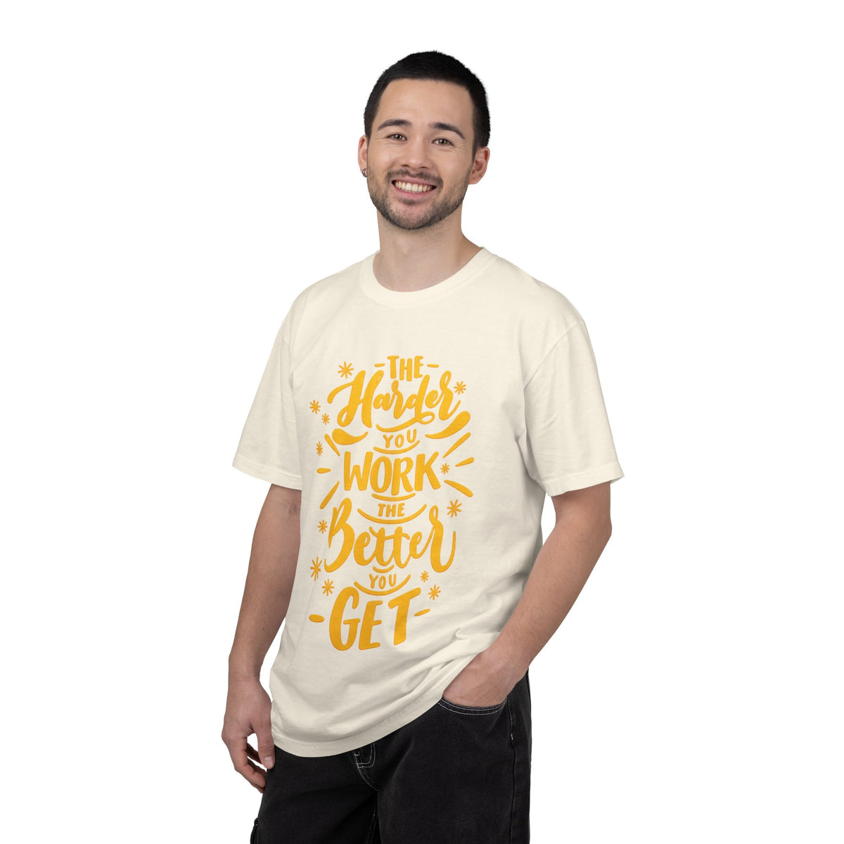 Motivational T-Shirt — "The Harder You Work The Better You Get" Graphic Tee