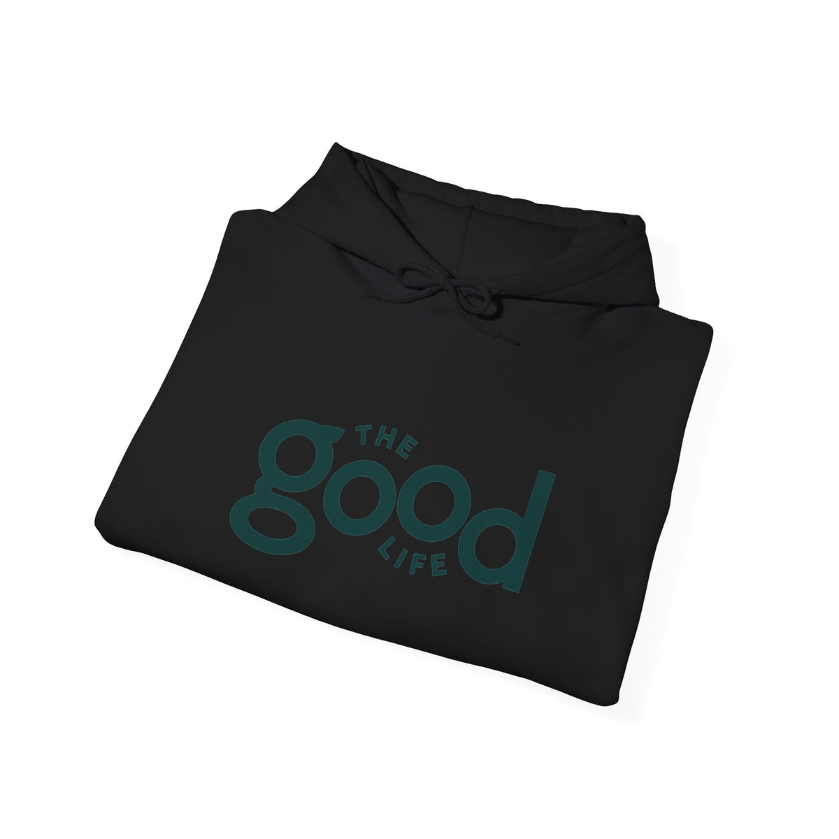 The Good Life Hoodie – Minimal Retro Logo Pullover