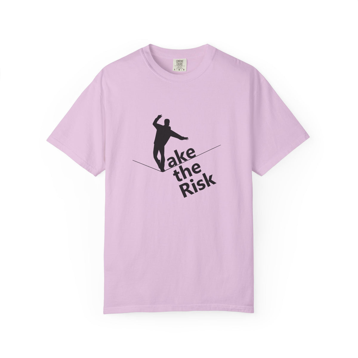 Take the Risk T-Shirt — Tightrope Silhouette Motivational Tee