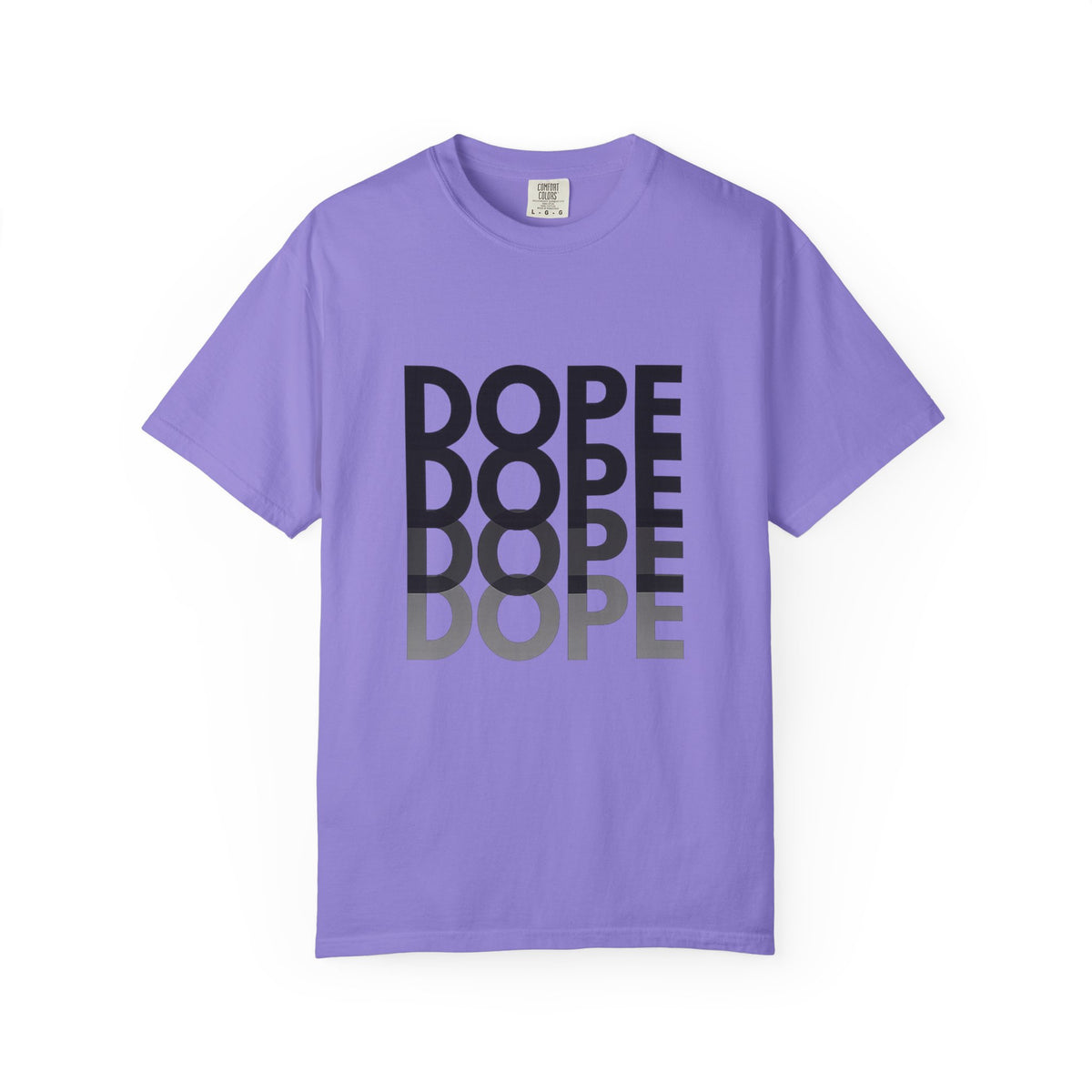Dope Repeat Graphic T-Shirt — Retro Stacked Typography Tee