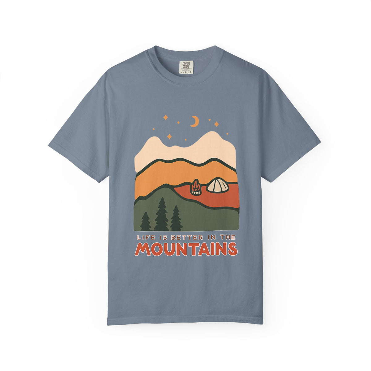 Life Is Better in the Mountains T-Shirt — Camping Mountain Graphic Tee