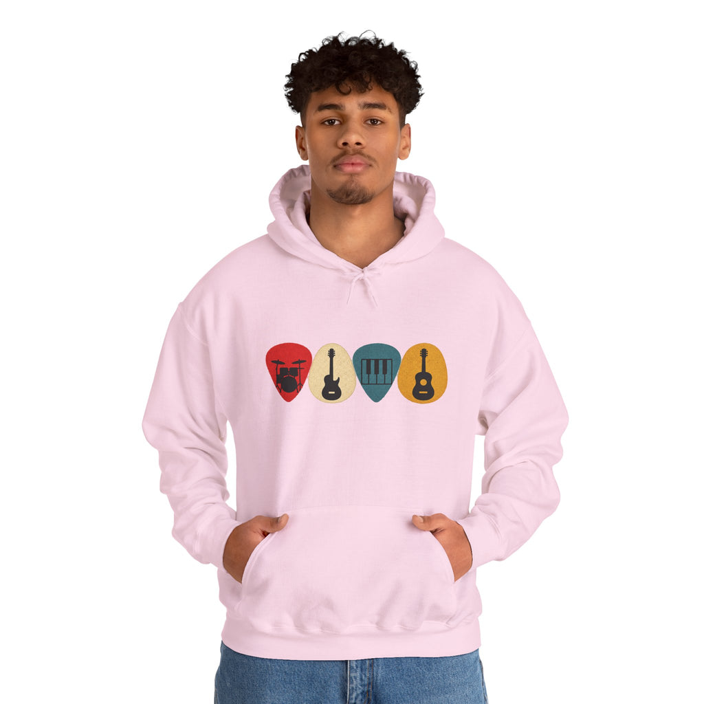 Guitar Picks Graphic Hoodie
