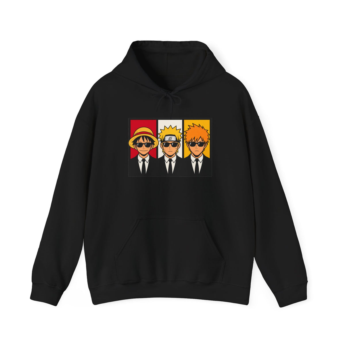 Anime Trio Graphic Hoodie