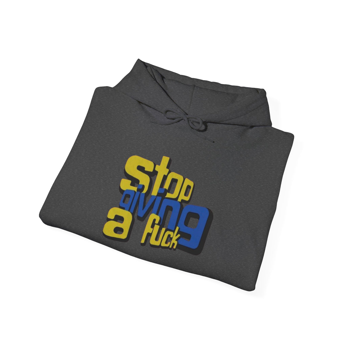 Hoodie — "Stop Giving a F*ck" Bold Retro Graphic Hoodie