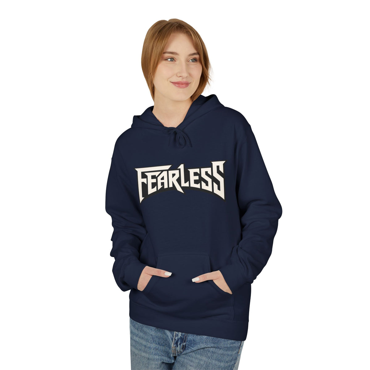 Fearless Graphic Hoodie — Bold Retro Logo Pullover