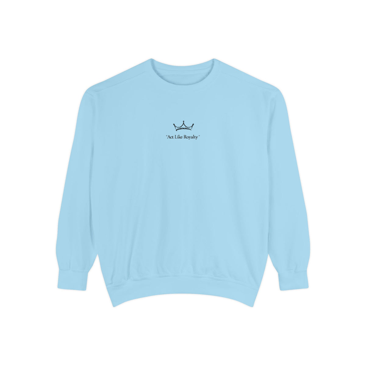 Minimal Sailboat Crewneck Sweatshirt — 'Sail the Sea' Graphic