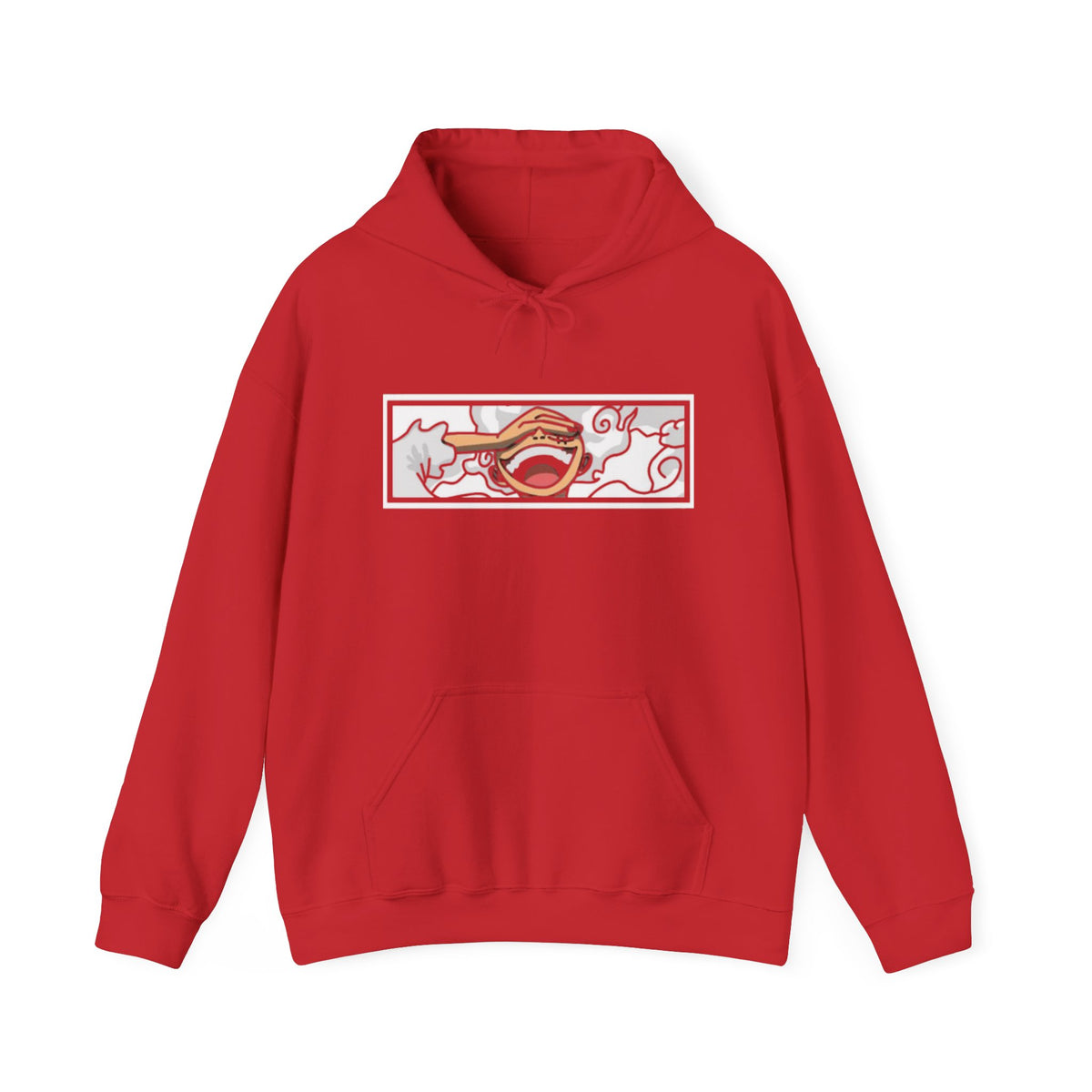 Laughing Mouth Graphic Hoodie — Anime Smile Streetwear Hoodie