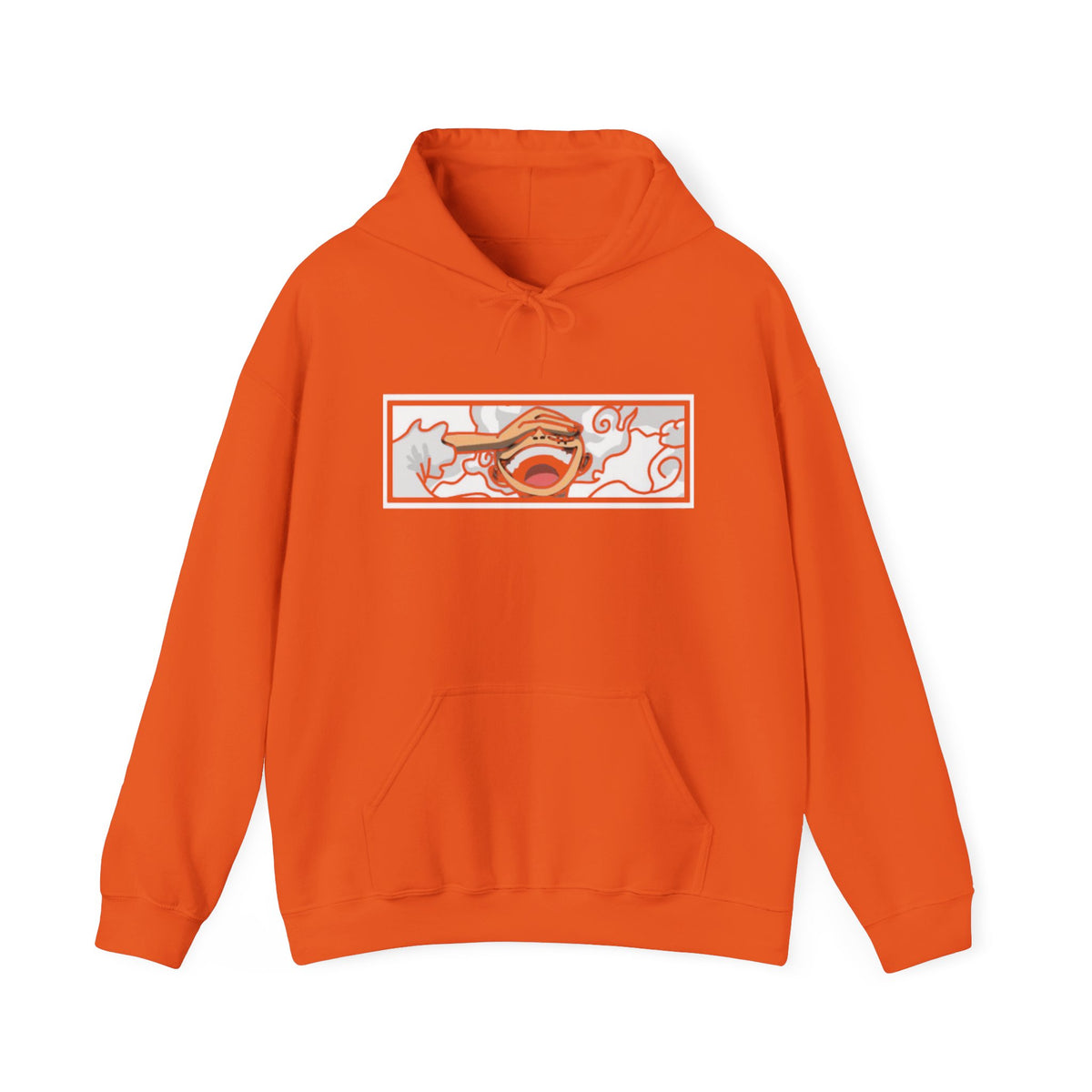 Laughing Mouth Graphic Hoodie — Anime Smile Streetwear Hoodie