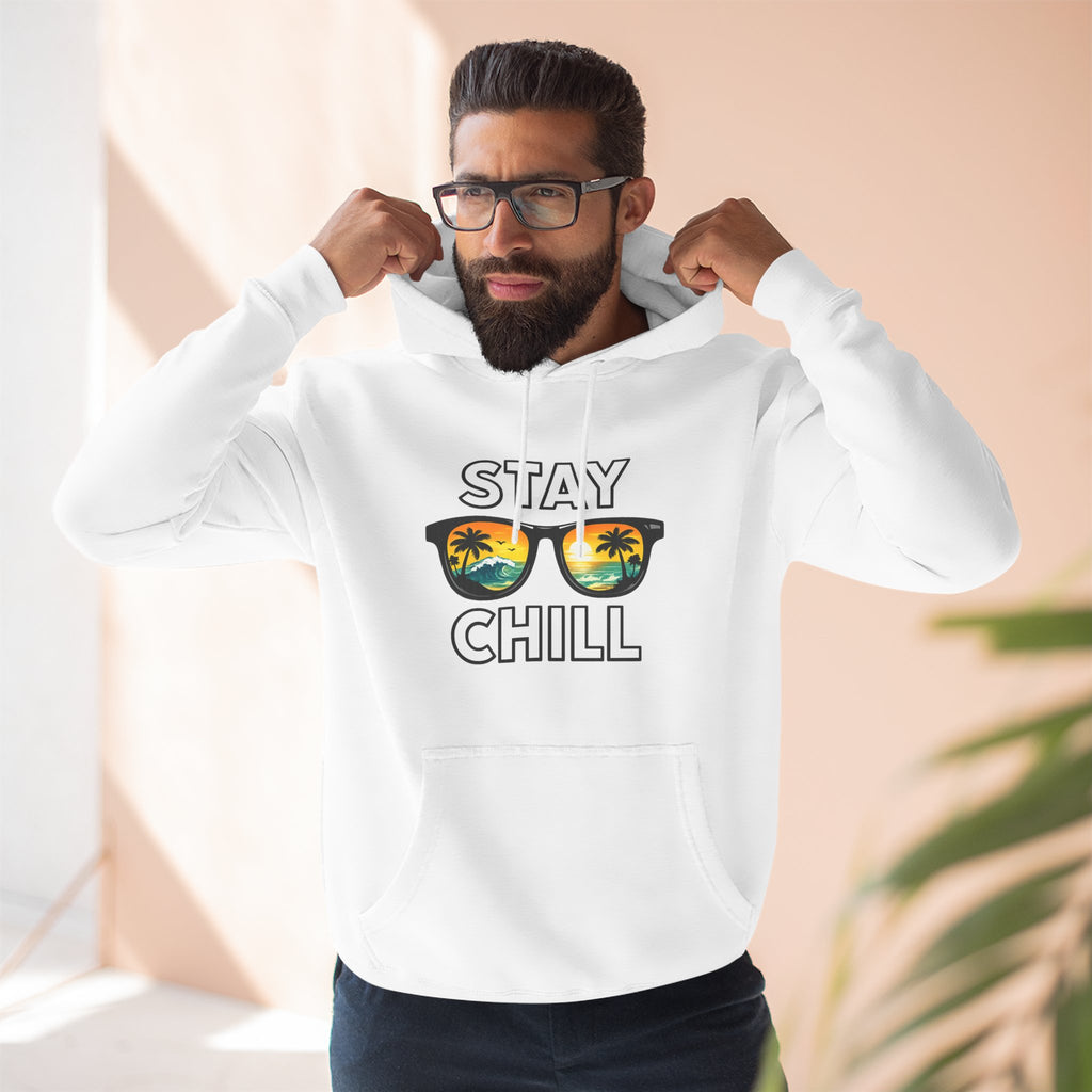 Stay Chill Sunglasses Hoodie — Casual Beach Vibe Pullover