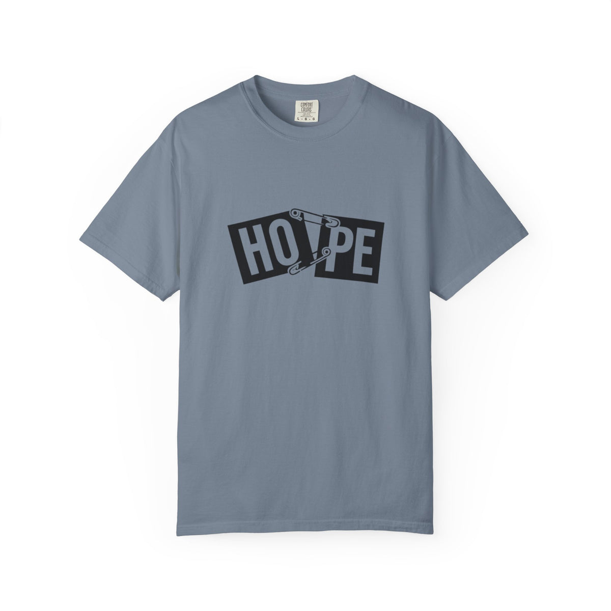 Hope Safety Pin T-Shirt — Graphic 'HOPE' Design