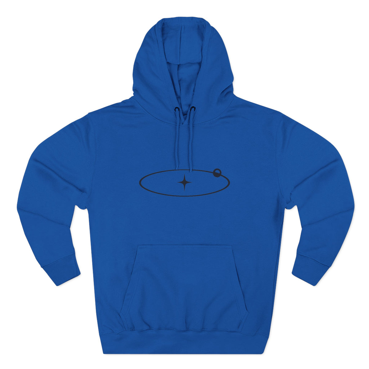 Minimal Orbit Hoodie — Simple Space Graphic Pullover