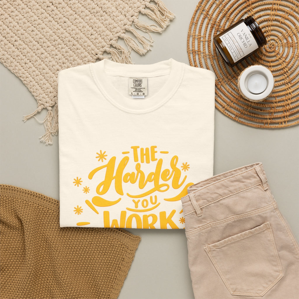 Motivational T-Shirt — "The Harder You Work The Better You Get" Graphic Tee
