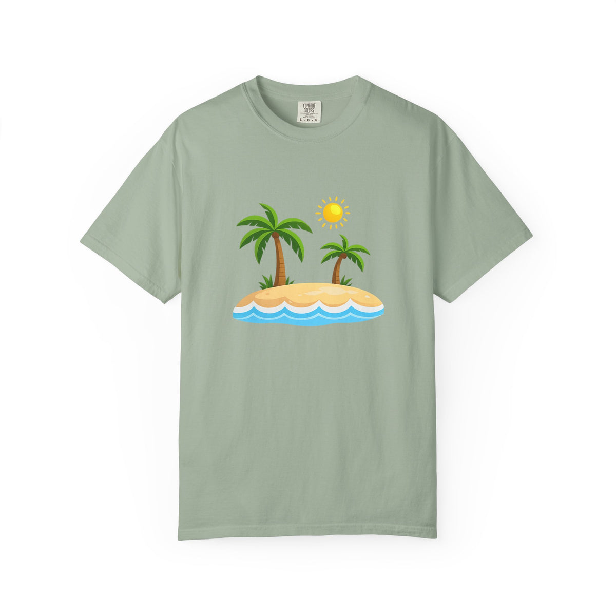 Island Paradise T-Shirt — Tropical Palm Tree Beach Graphic